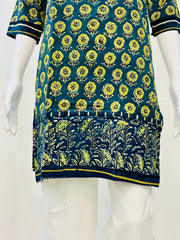 Ajrakh Hand Block Printed Kurti