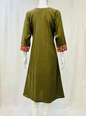 Khadi Cotton Flex Plain Kurti