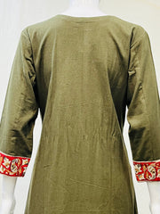 Khadi Cotton Flex Plain Kurti