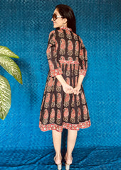 Hand Block Kalamkari Dress
