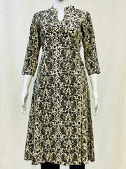 Black Kalamkari Kurti