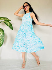 Shibori Needle Dyed Hand Printed Dress