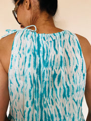 Shibori Needle Dyed Hand Printed Dress