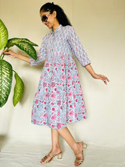 Hand Block Printed Dress