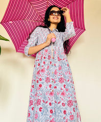 Hand Block Printed Dress