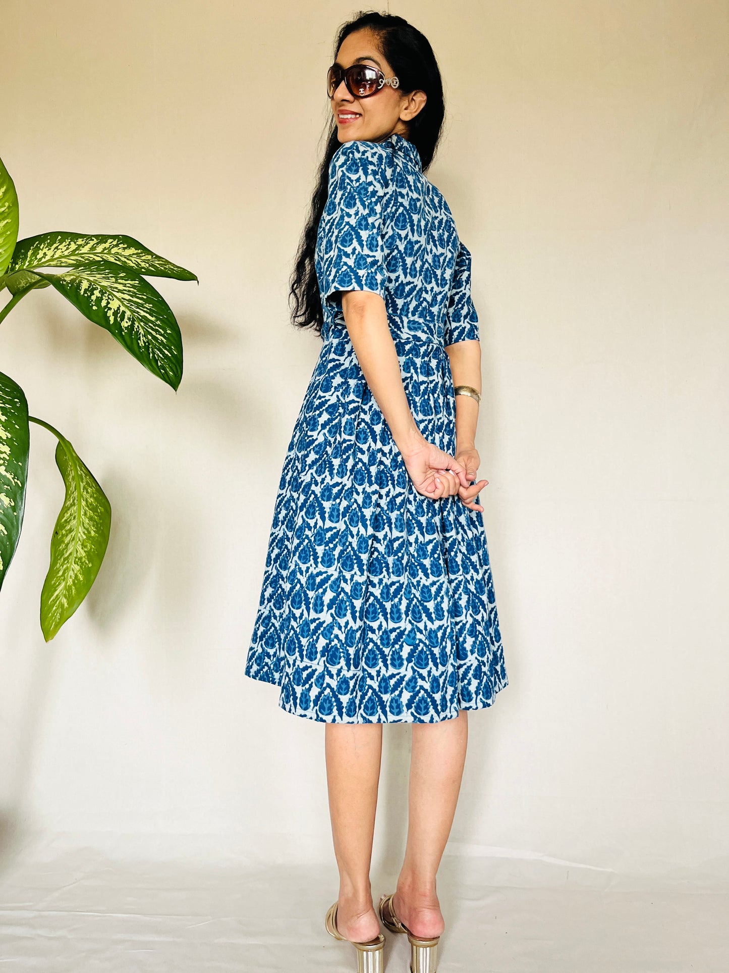 KHADI Indigo Dyed Dress