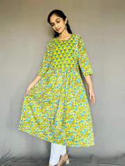 Sanganeri Print Kurti
