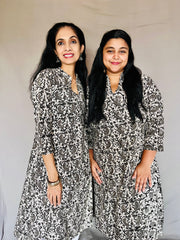 Black Kalamkari Kurti