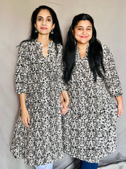 Black Kalamkari Kurti