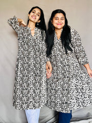 Black Kalamkari Kurti
