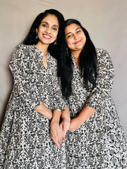 Black Kalamkari Kurti