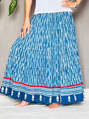 Indigo Dyed Anarkali Skirt