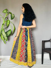 Ajrakh Printed Anarkali Skirt