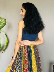 Ajrakh Printed Anarkali Skirt