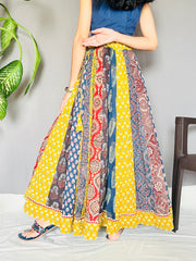 Ajrakh Printed Anarkali Skirt