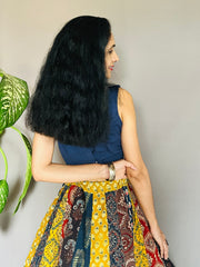 Ajrakh Printed Anarkali Skirt