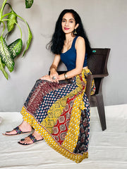 Ajrakh Printed Anarkali Skirt