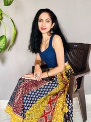 Ajrakh Printed Anarkali Skirt