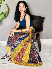 Ajrakh Printed Anarkali Skirt
