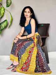 Ajrakh Printed Anarkali Skirt