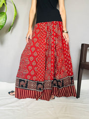 Ajrakh Printed Anarkali Skirt