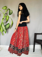 Ajrakh Printed Anarkali Skirt
