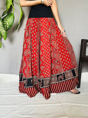 Ajrakh Printed Anarkali Skirt