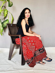 Ajrakh Printed Anarkali Skirt