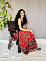 Ajrakh Printed Anarkali Skirt