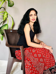 Ajrakh Printed Anarkali Skirt