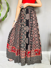 Ajrakh Printed Anarkali Skirt