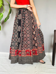 Ajrakh Printed Anarkali Skirt