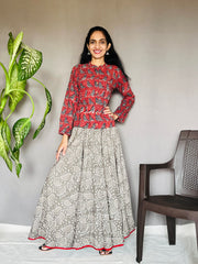 Kashish Printed Circular Skirt