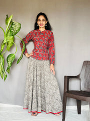 Kashish Printed Circular Skirt