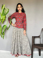 Kashish Printed Circular Skirt