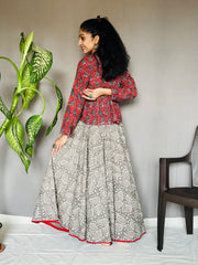 Kashish Printed Circular Skirt