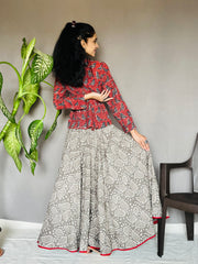 Kashish Printed Circular Skirt