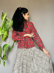 Kashish Printed Circular Skirt