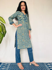 AJRAKH Print Kurti