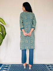 AJRAKH Print Kurti