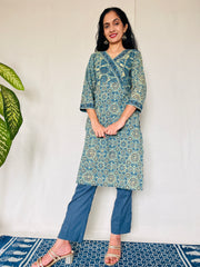 AJRAKH Print Kurti