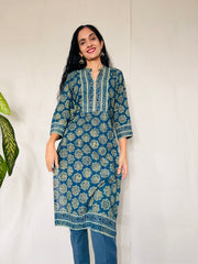 AJRAKH Print Kurti
