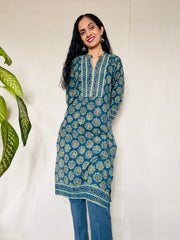 AJRAKH Print Kurti