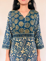 AJRAKH Print Kurti
