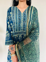 AJRAKH Print Kurti