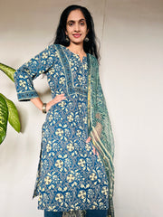 AJRAKH Print Kurti