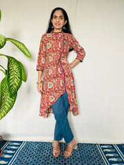 Kalamkari Print Kurti