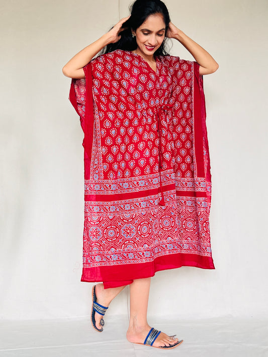 Hand Block Printed Kaftans