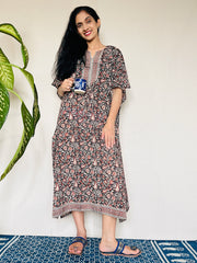 Hand Block Printed Kaftan