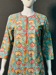 Kalamkari Hand Block Printed Kurti